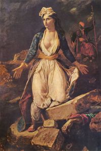 Delacroix Greece Expiring on the Ruins of Missolonghi 1826